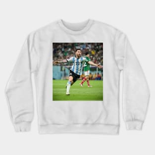 Messi Goal Against Mexico Crewneck Sweatshirt